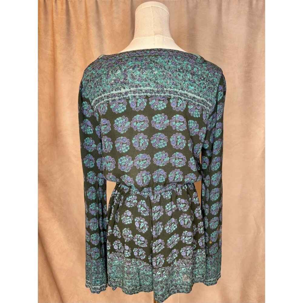 Ecote Boho Festival Romper Fairycore Whimsigoth Rayon Size M - Picture 4 of 7